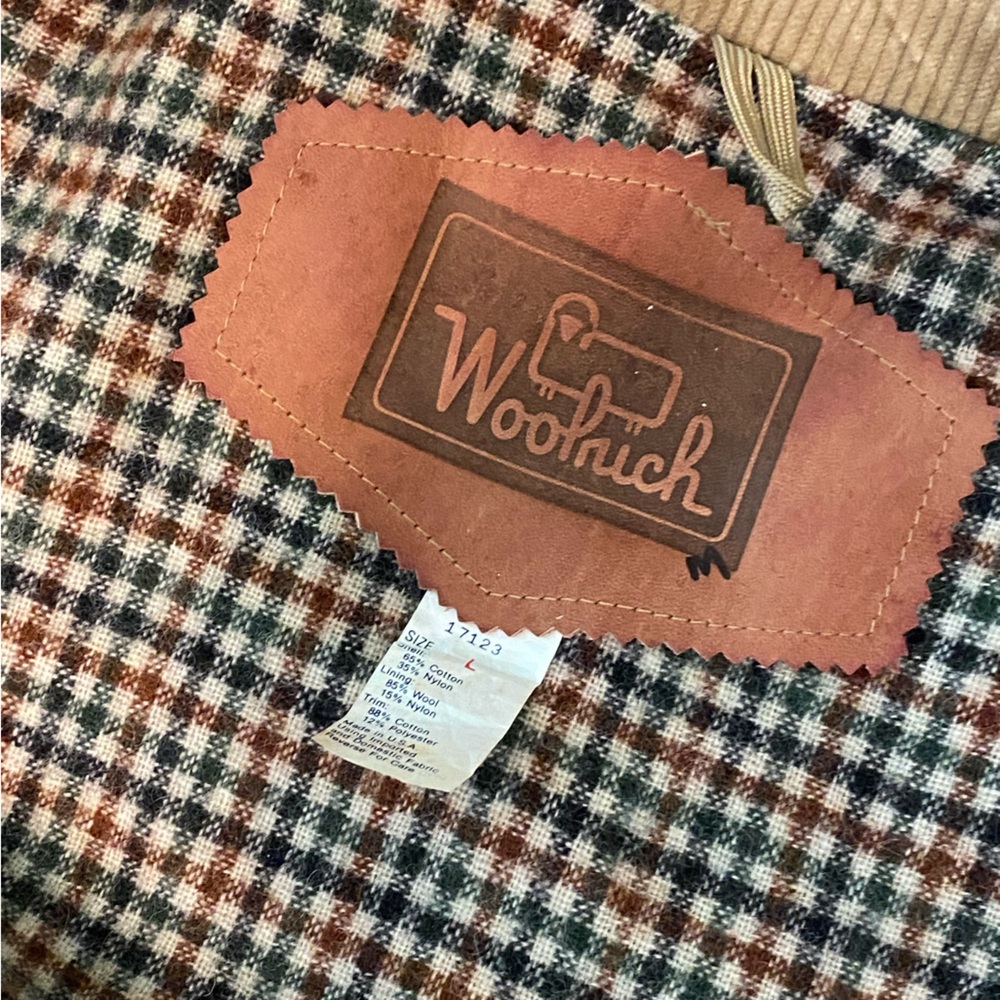Vintage Forest Green Woolrich Nylon/Wool Men’s Vest Size Large - Picture 4 of 8